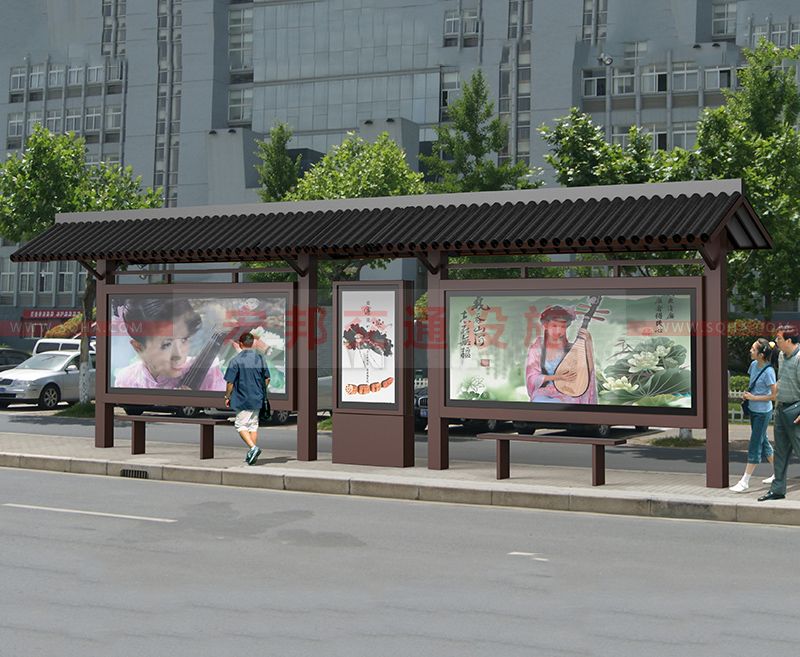 古典候車(chē)亭